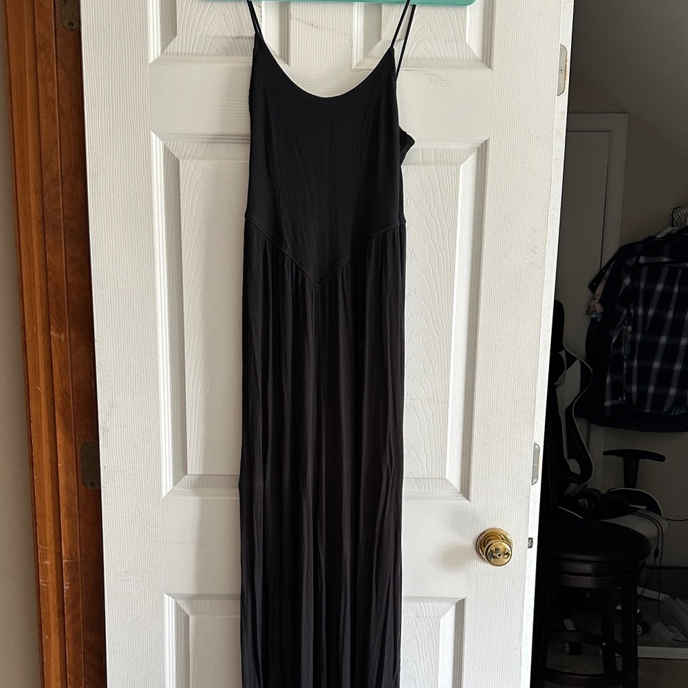 American Eagle Outfitters Black Wide Leg Jumper